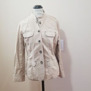 Tan spring jacket